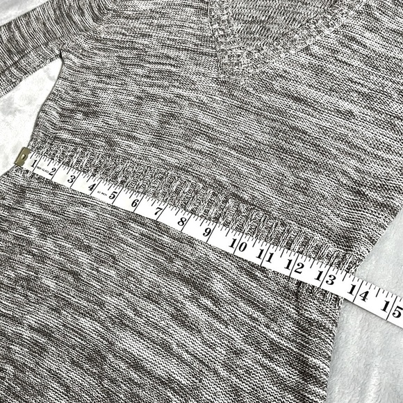 Roxy Hooded Tunic Top Marble Grey/Beige - Picture 10 of 14